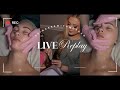 Live replay  facial asmr with skincare with morgan