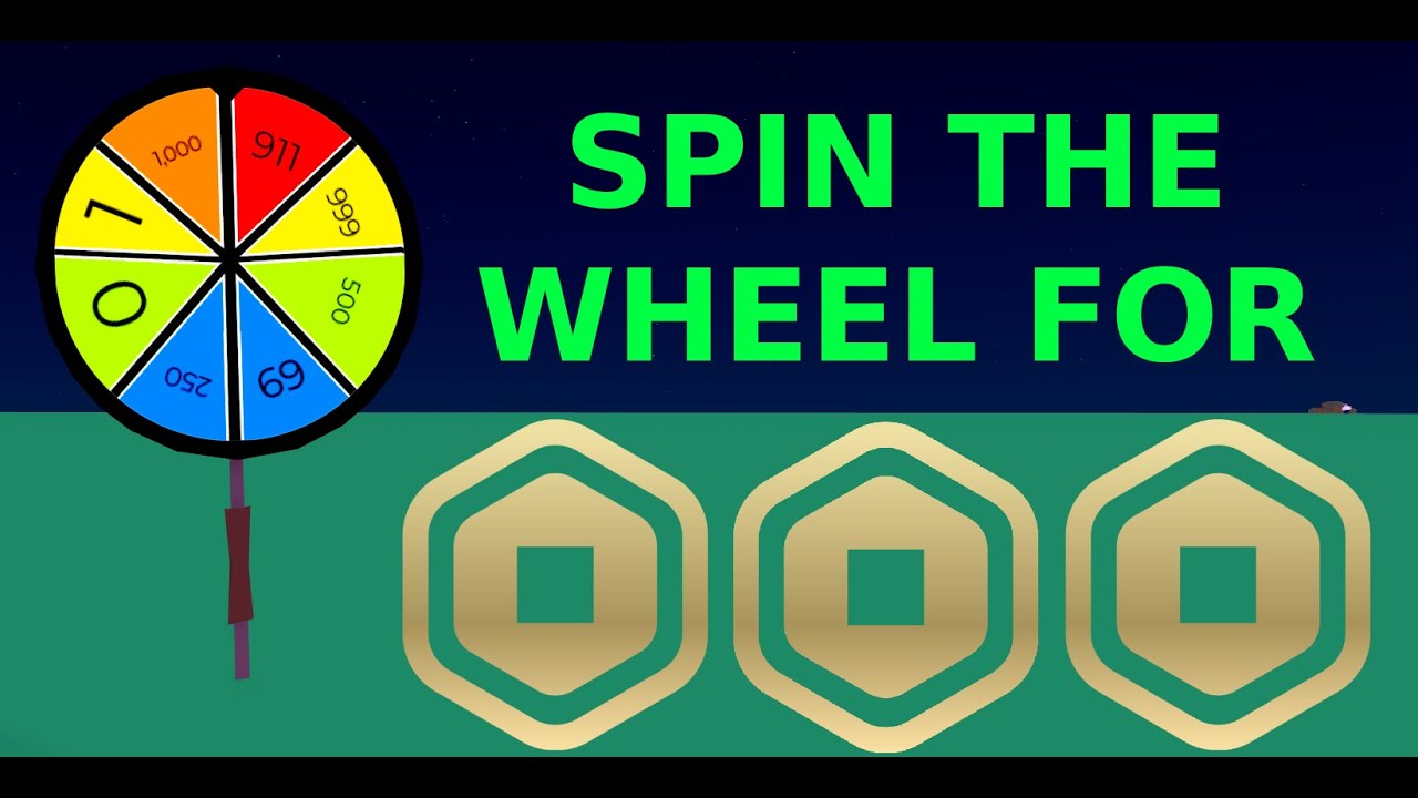 SPIN THE WHEEL FOR ROBUX IN PLS DONATE - YouTube