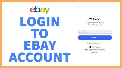 How to Login eBay Account | Sign In to your eBay Account | My eBay Login