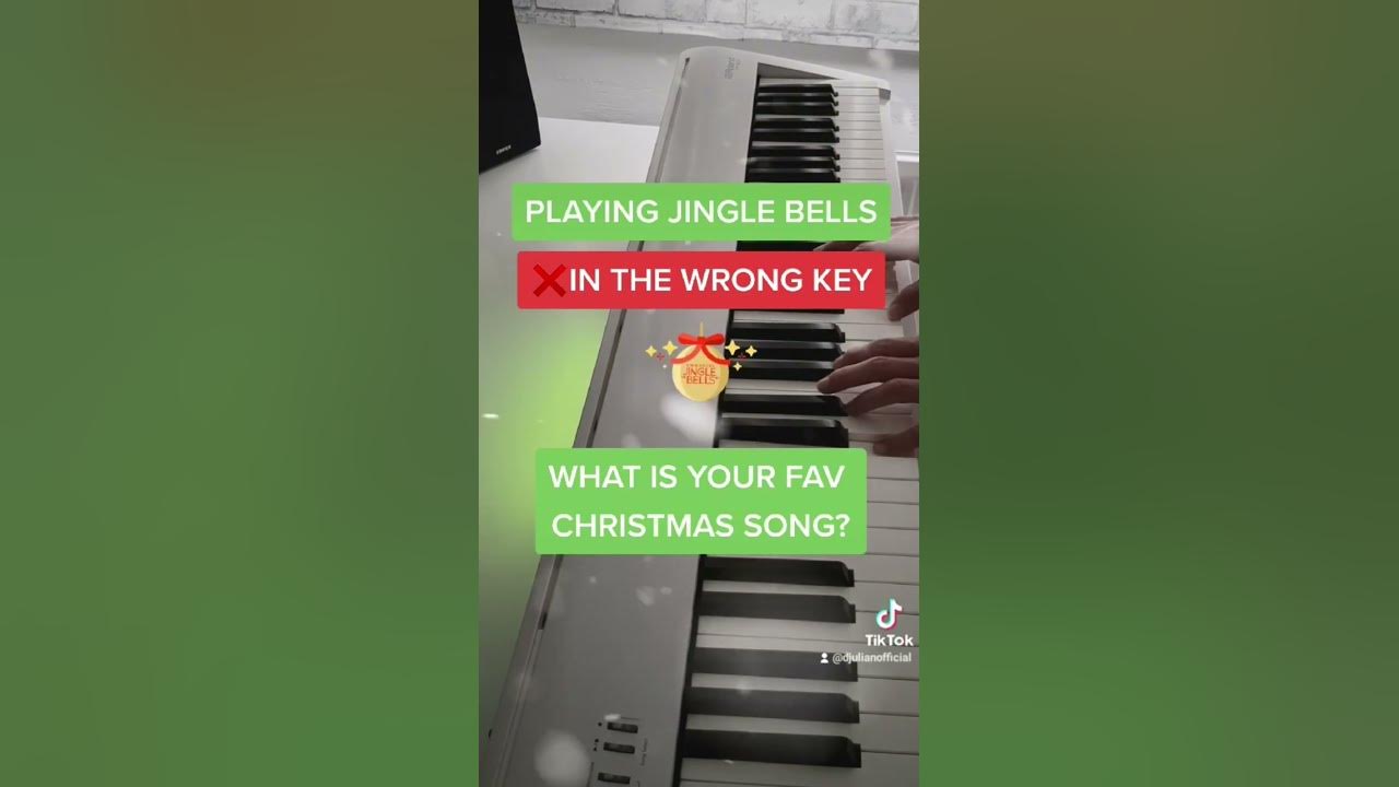 Playing Jingle Bells in The Wrong Key piano christmas jinglebells 