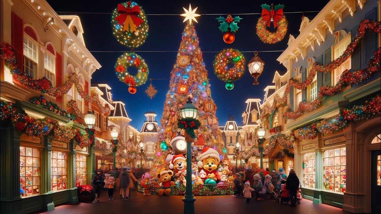 A Tour of Christmas Decorations at Disney World YouTube