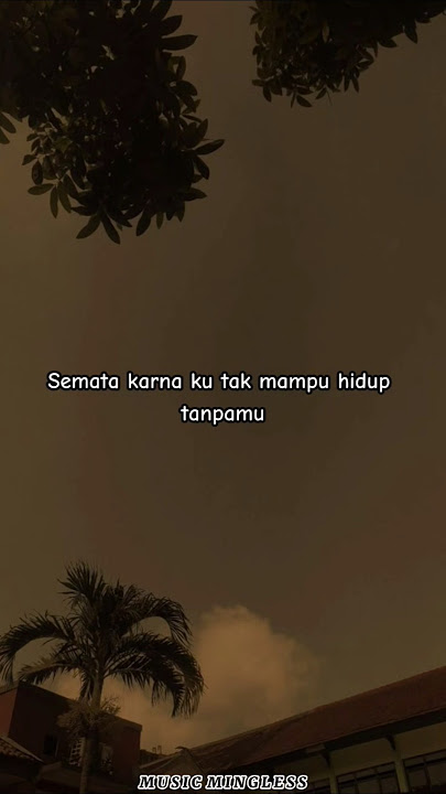 Mario G Klau - Semata Karenamu (Lyrics Video)