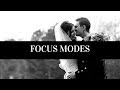 WEDDING PHOTOGRAPHY FOCUS MODES - bride coming down the aisle.