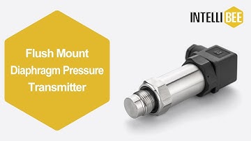 AP27 Flush Mount Diaphragm Pressure Transmitter, Sensor, Transducer - IntelliBee Sensor