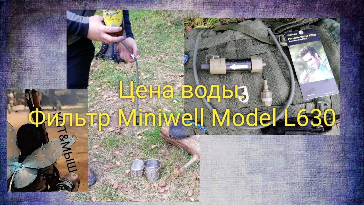 Цена воды. Фильтр Miniwell Model L630