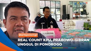 PONOROGO - KPU's Real Count: Prabowo-Gibran Lead in Ponorogo