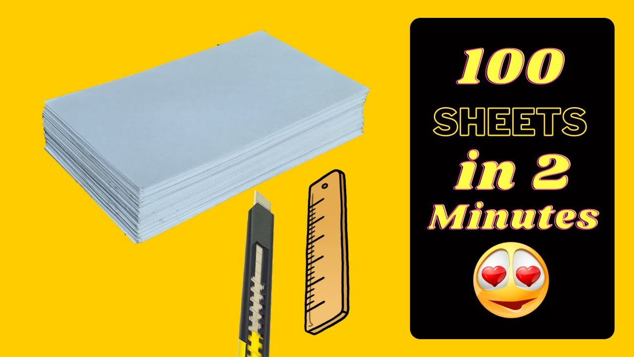 Make Perfect Flipbook Paper at home, Make Easily