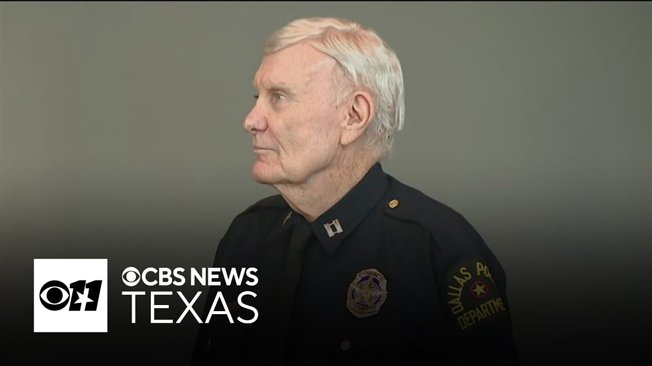 Dallas officer honored for being longest-serving officer in department history