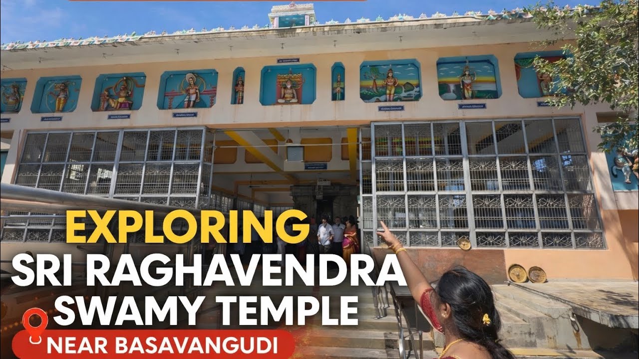 Special Day With Mom ❤️ Exploring Sri Raghavendra Swamy Temple | Bangalore Travel Vlog