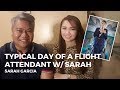 LIFE OF A FLIGHT ATTENDANT EP. 17 | Sarah Garcia and a Typical Day of a Flight Attendant