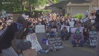 Hundreds gather for 'die-in' in Sacramento to protest for justice for George Floyd