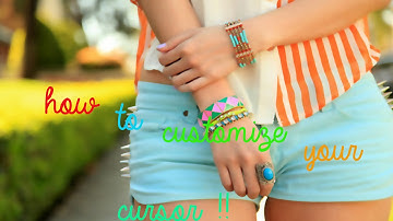 How to customize your cursor  [windows 8 & windows 7 ]