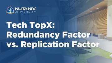 Tech TopX: Redundancy Factor vs. Replication Factor
