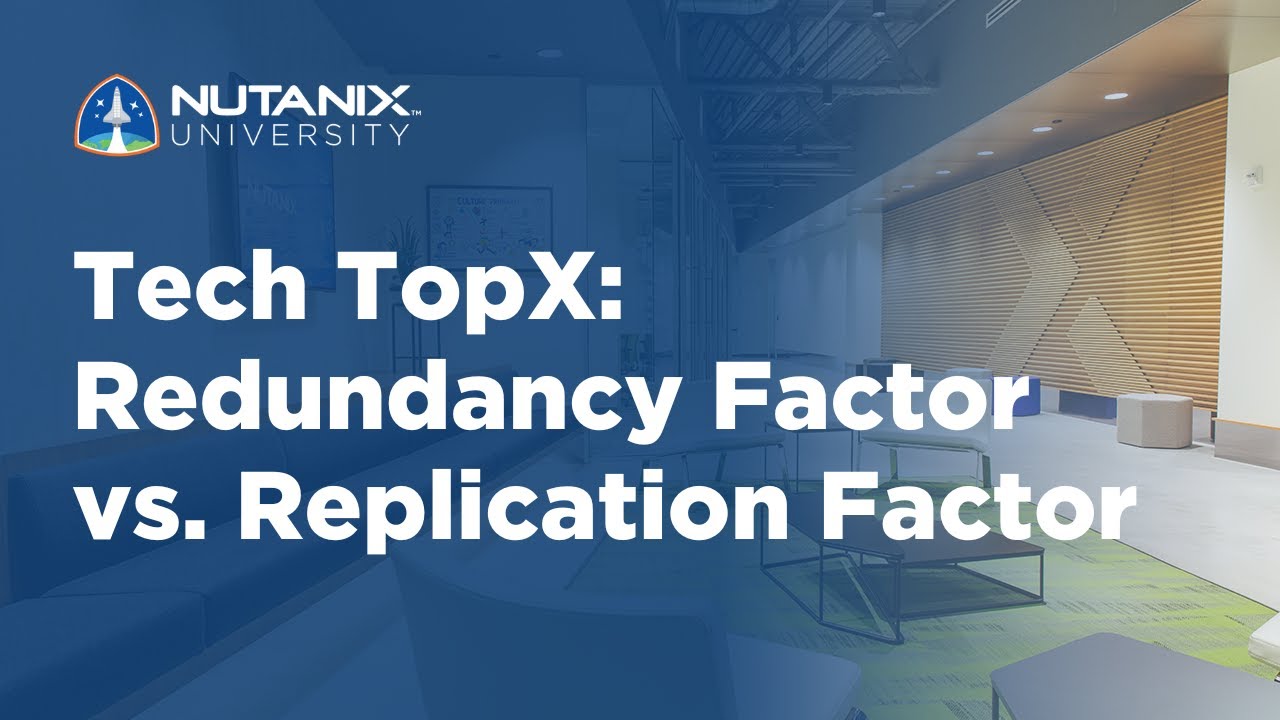 Tech TopX: Redundancy Factor vs. Replication Factor