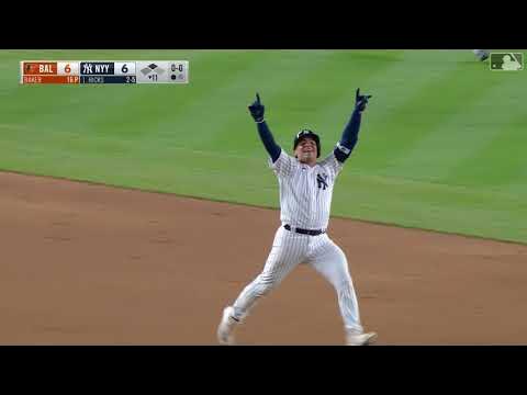 Bronx, United States. 24th May, 2022. New York Yankees Jose Trevino  celebrates after hitting a walk off RBI single in the 11th inning against  Baltimore Orioles at Yankee Stadium in New York