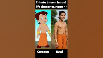 Chhota Bheem in real life characters (part 1) wait for next part...#cartoon #short #shorts