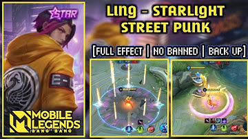 SCRIPT SKIN LING STARLIGHT STREET PUNK FULL EFFECT WITH BACK UP