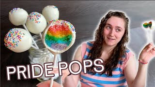 RAINBOW CAKEPOPS FOR PRIDE MONTH! ‍