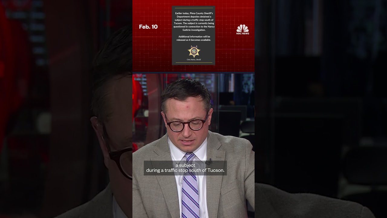 Subject in Guthrie’s case detained during traffic stop