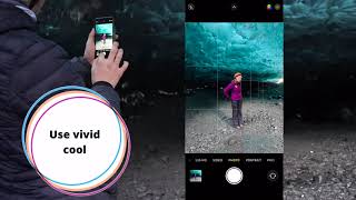 How to take Ice cave photos with a mobile phone
