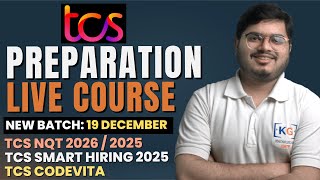 TCS NQT 2026 Preparation | Complete Strategy, Syllabus, Pattern &amp; Tips for Freshers | Course Launch