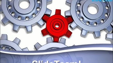 Unique Red Gear Industrial PowerPoint Templates Themes And Backgrounds ppt themes