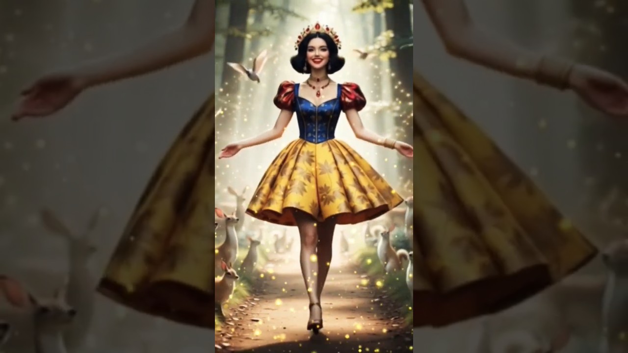 Fairytale Turns Fashion – Snow White’s Walk ✨👠 