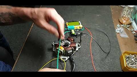 Lambretta BGM 6 pole stator fault finding.