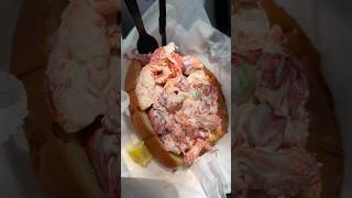 Overstuffed lobster roll from DJ’s Clam Shack in Key West 🦞