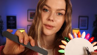 ASMR Most Relaxing Women's Pampering RP (Hair Care, Manicure, Hair Styling, Makeup, Dress Fitting)
