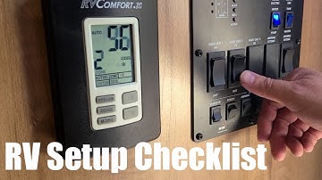 RV Setup Checklist