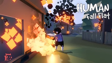 Human Fall Flat - Journey to Valhalla 1 (Midgard) Level Part 2 of 2 Walkthrough | Custom Map | Steam