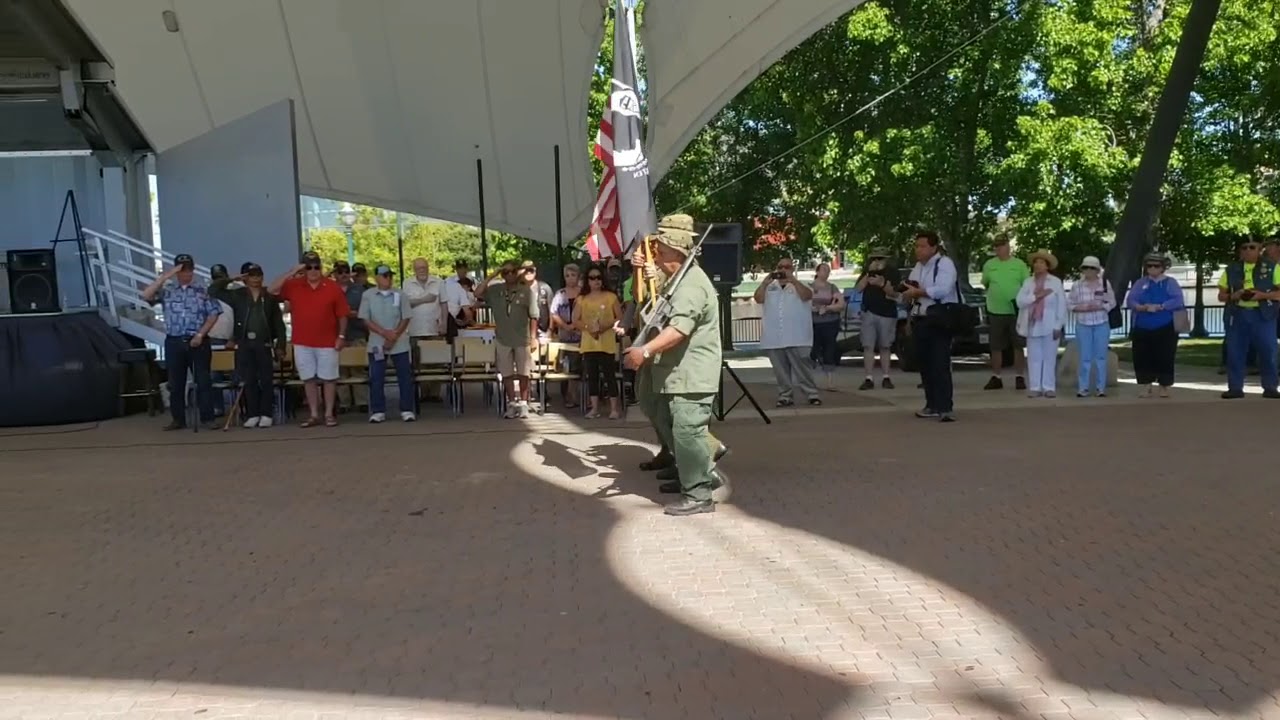 The Moving Wall continues its stay in Stockton.