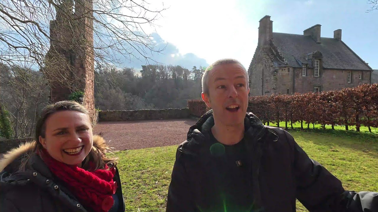 Psychic Sacred Site Talk - Roslin Castle & Roslin Glen Scotland - Ley Lines, Rose Line Da Vinci Code