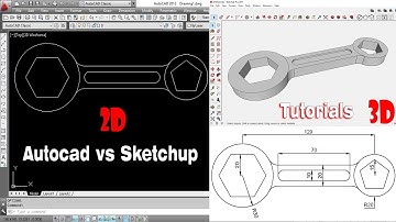 AutoCAD 2D Tutorial for Beginners | 3D practice drawing