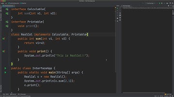 Java Interface - 2. 인터페이스의 형식