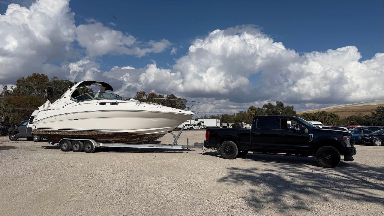 Купив топлену яхту в Америці на аукціоні Sea Ray 320