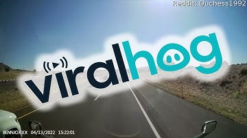 Driver Gets Caught Driving on the Shoulder || ViralHog