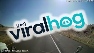 Driver Gets Caught Driving on the Shoulder || ViralHog