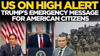 Trump LIVE | Trump Declares EMERGENCY From Whitehouse; Drops NUCLEAR Bombshell On Iran