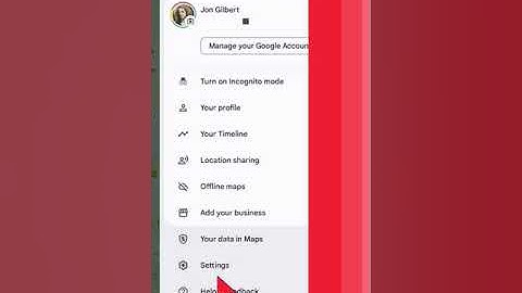 Google Map History Delete