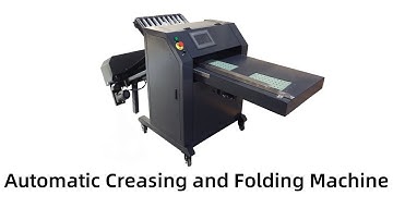 Automatic Creasing and Folding Machine!
