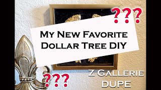 Z Gallerie Dupe Angel Wings Wall Decor - Dollar Tree DIY 2021