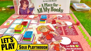 A PLACE FOR ALL MY BOOKS Board Game Solo Play published by Smirk & Dagger Games @SmirkandDagger screenshot 4