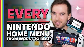 Ranking Every Nintendo Home Menu