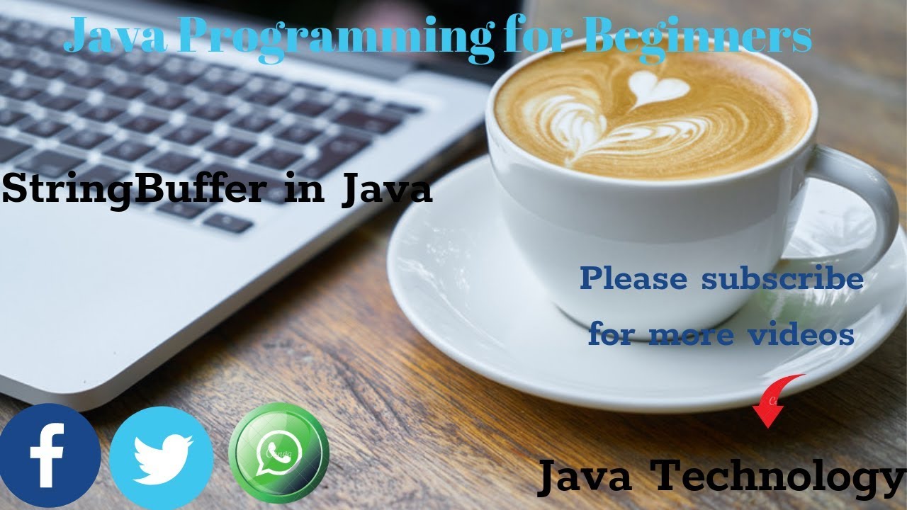 StringBuffer in Java - YouTube