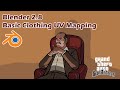 Beginner Blender 2.8 Tutorial (GTA:SA): Basic Clothing UV Mapping