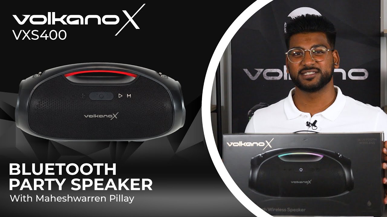 VolkanoX VXS400 Series True Wireless Stereo BT Speaker with LED