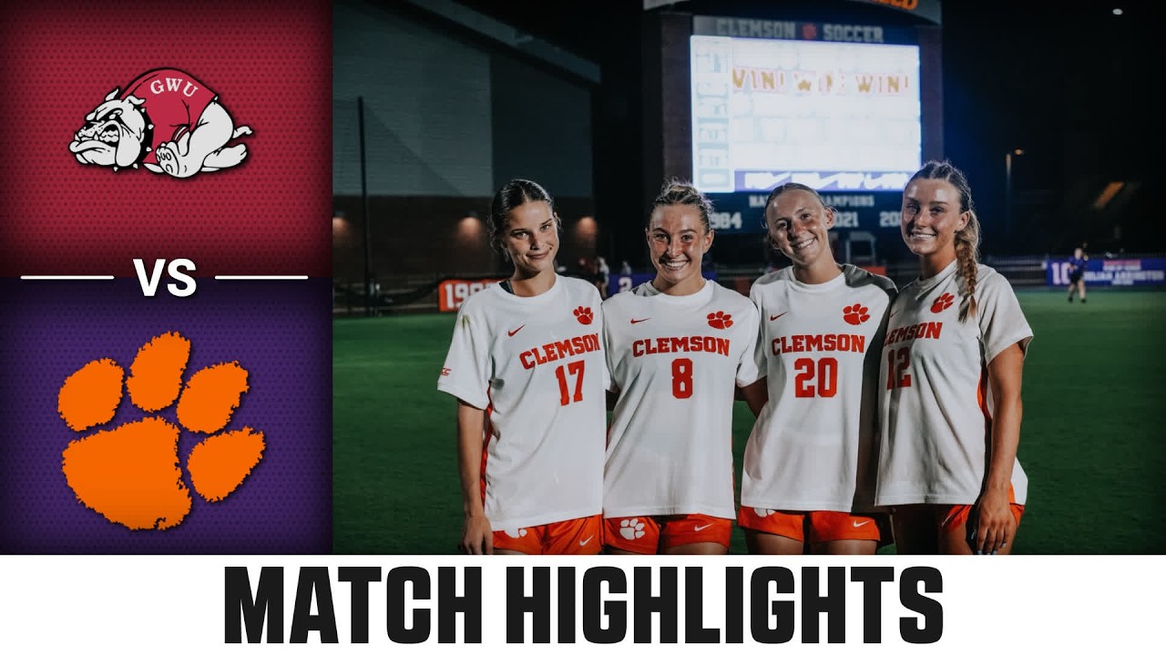 Gardner-Webb vs. Clemson Match Highlights | 2026 ACC Women's Soccer