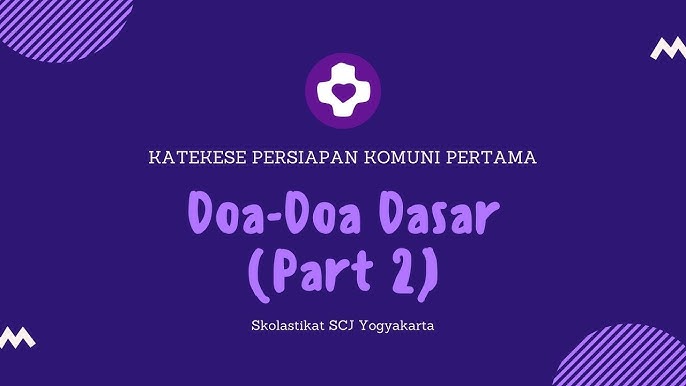 5 DOA DOA DASAR KHATOLIK, 